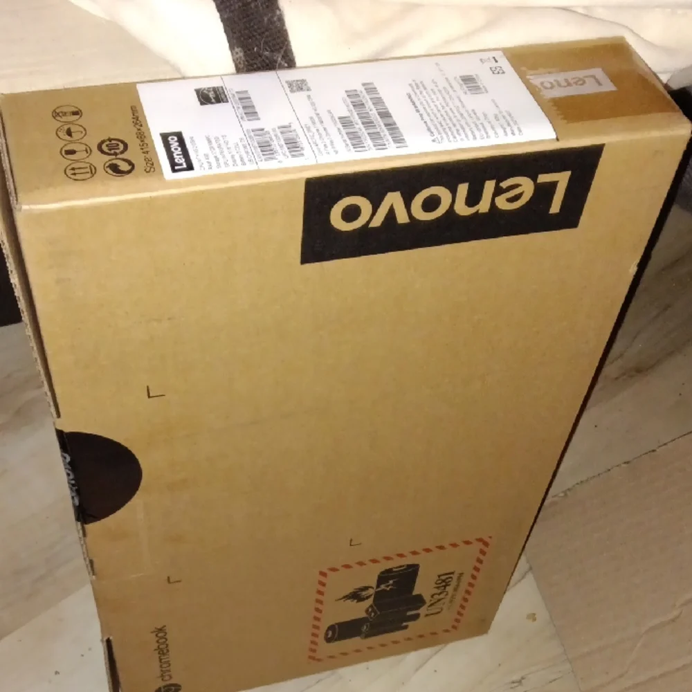 Lenovo Laptop Packaging in Brown